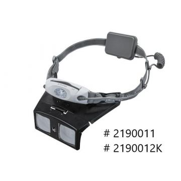 Lupa binocular LED con cinta para la cabeza Tech-Line+