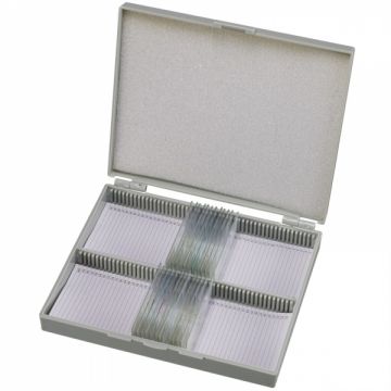 Portaobjetos con muestras BRESSER Caja de 25 piezas