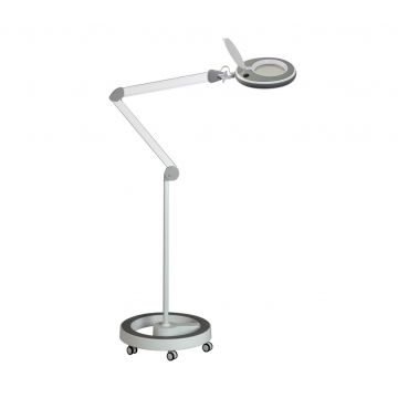 Lámpara #8213 lupa con LED Lumeno - 1.75x (3dpt) - Ø127mm - con trípode rodante