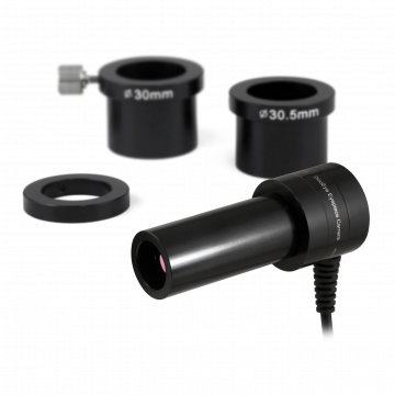 [AM7025X] DinoEye Microscopio Digital Cámara [Fits 23/30/30.5mm] Ocular & C-Mount (5.0MP) EDOF