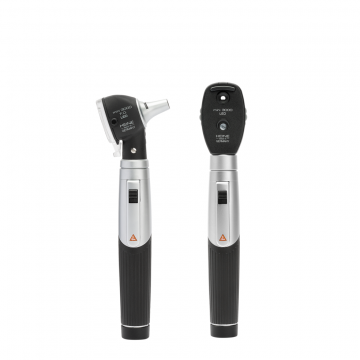 [D-886.11.021] - Set mini 3000 LED - Oftalmoscopio + Otoscopio (F.O.) + 2 Mangos a pilas