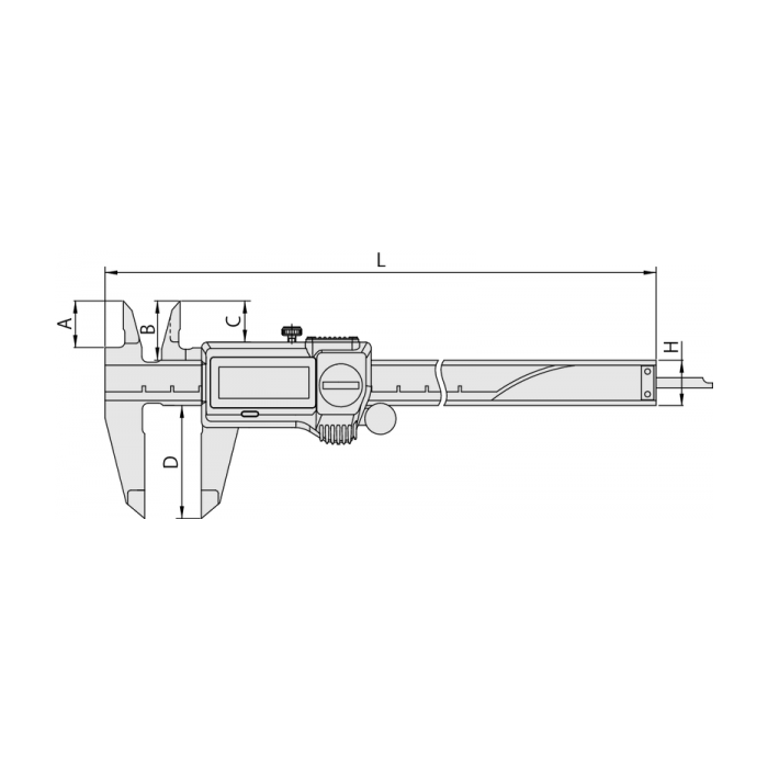 Calibre digital ABS Mitutoyo CoolantProof - IP67 0-150 mm