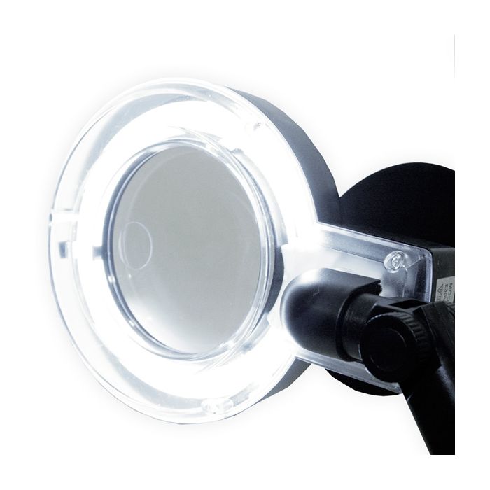 Lámpara lupa de sobremesa 2x/8x 80 mm