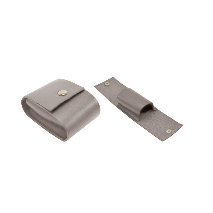 Leather Pouches [E] Grey - Size S