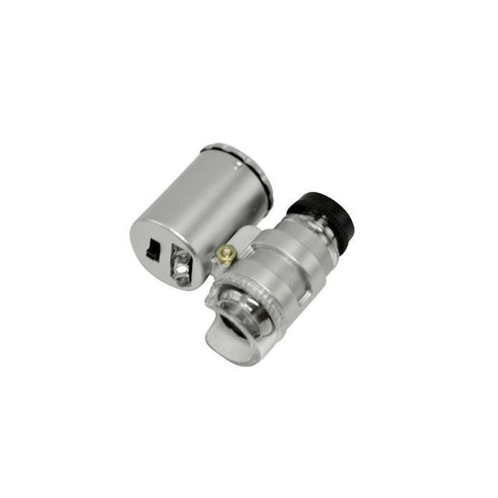 Pocket Microscope 60x with 2 LED & 1 UV-LED